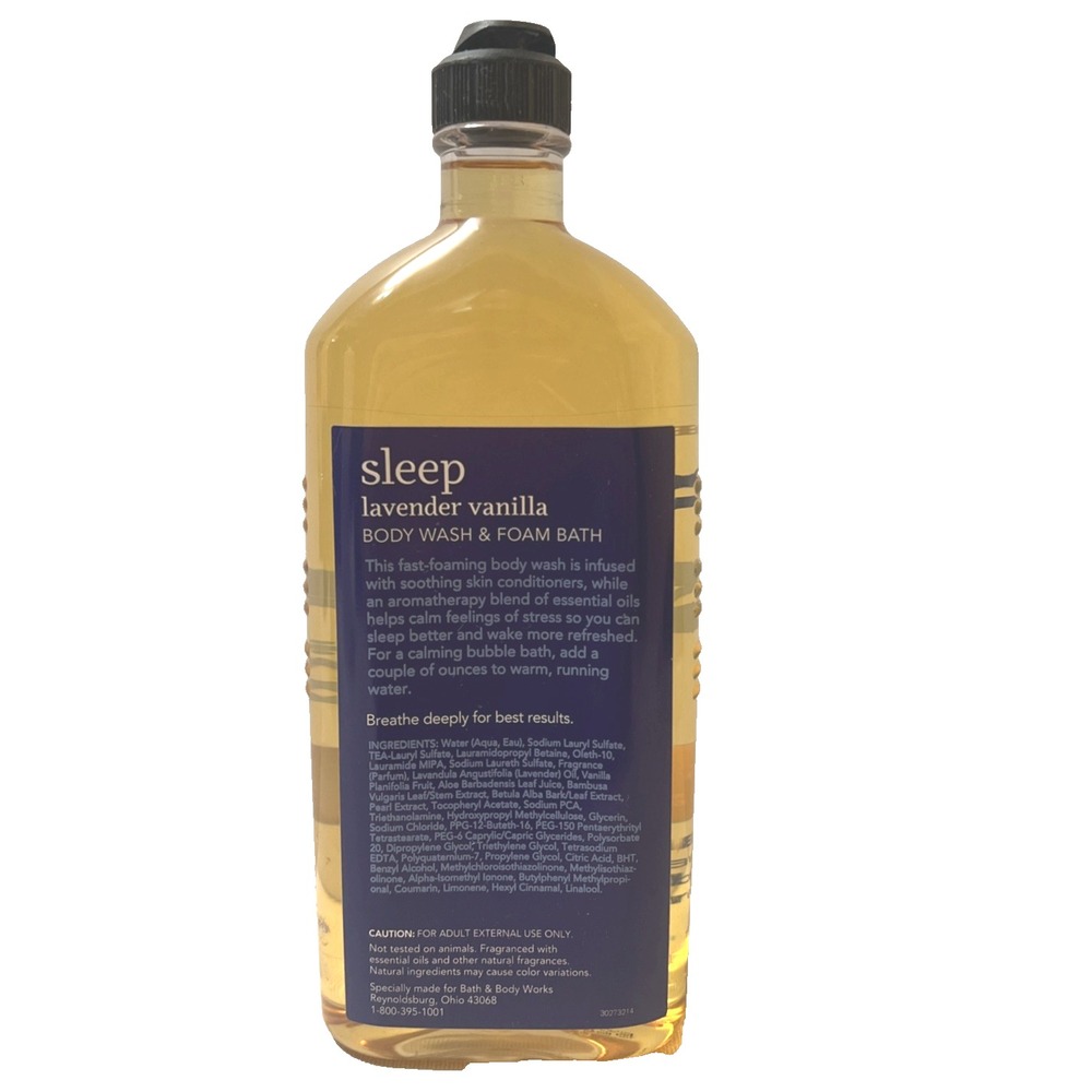 Bath & Body Works Aromatherapy Sleep Lavender Chamomile Body Wash Relax Bath New - Picture 2 of 2